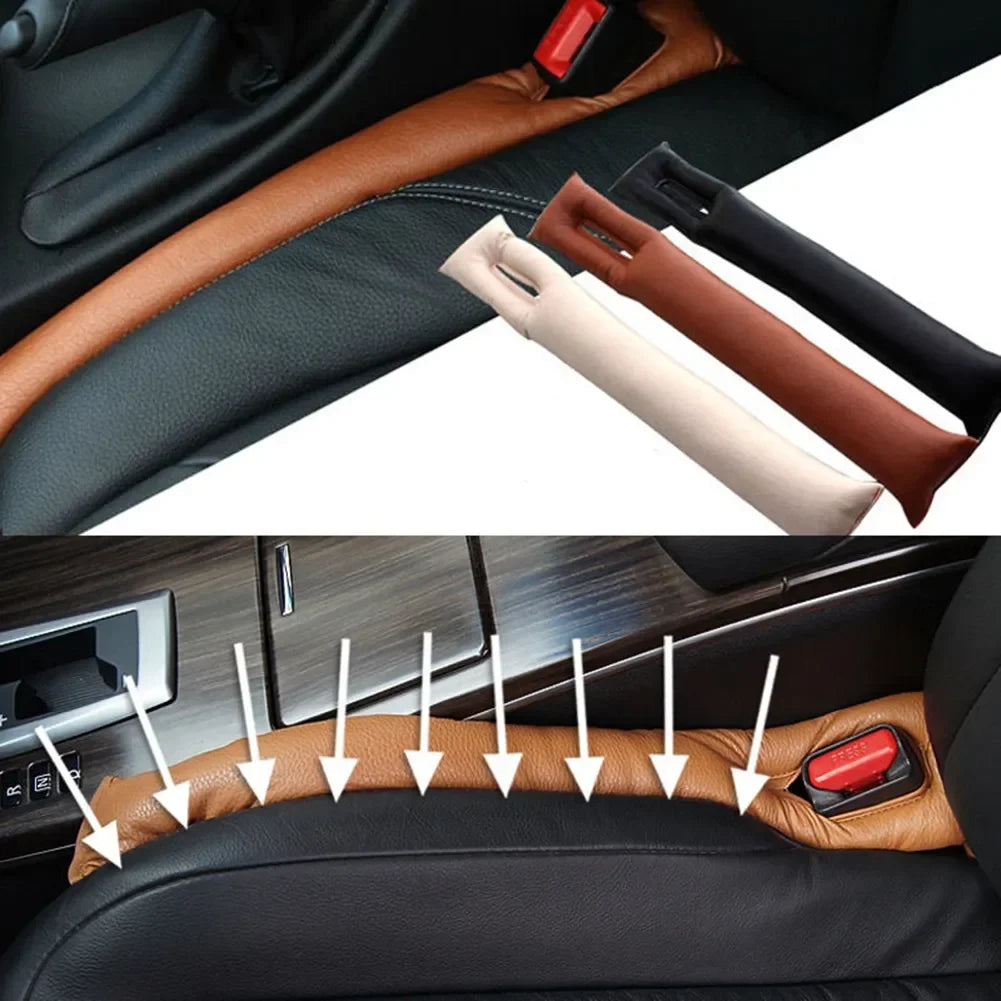 Car Seat Gap Filler Soft Car Styling Padding Leather Leak Pads Plug