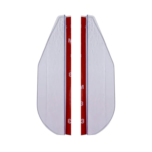 2PCS Car Rearview Mirror Rain Eyebrow Carbon Fiber Sun Visor Shade