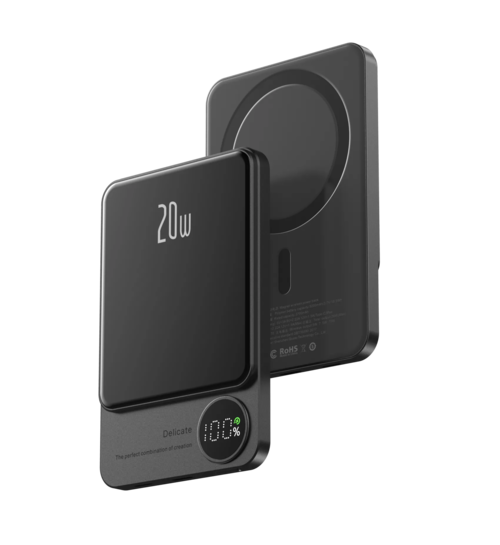 10000mAh Alloy Macsafe Powerbank Magnetic Power Bank Wireless Fast