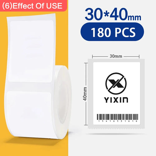 Niimbot 1Roll B1 White Sticker Waterproof Paper Adhesive Label White