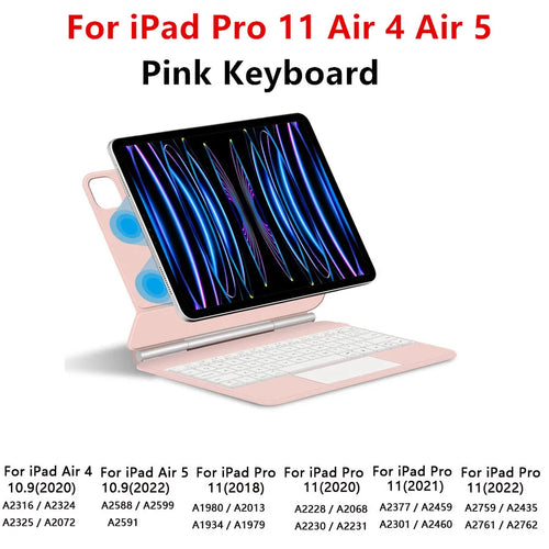 Magic Keyboard for iPad Pro 11 12.9 Air 4 Air 5 for iPad 10th