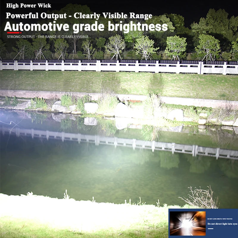 Powerful P70 Led Flashlights 5000LM Ultra Bright Tactical Light