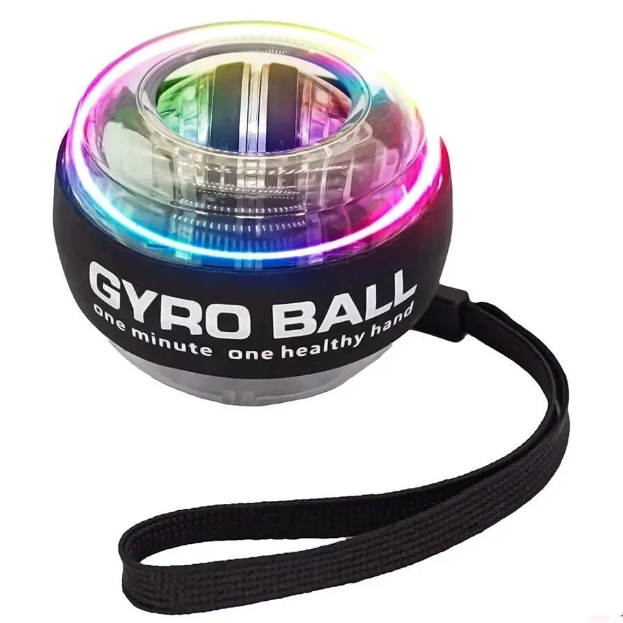 LED Wrist Power Trainer Ball Self-starting Gyro Wrist Hand Ball Arm