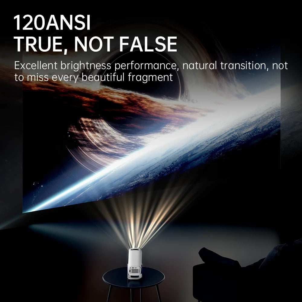 HONGTOP S40 Android 11 Mini Projector Support 4K 1080P 2.4G/5GWIFI