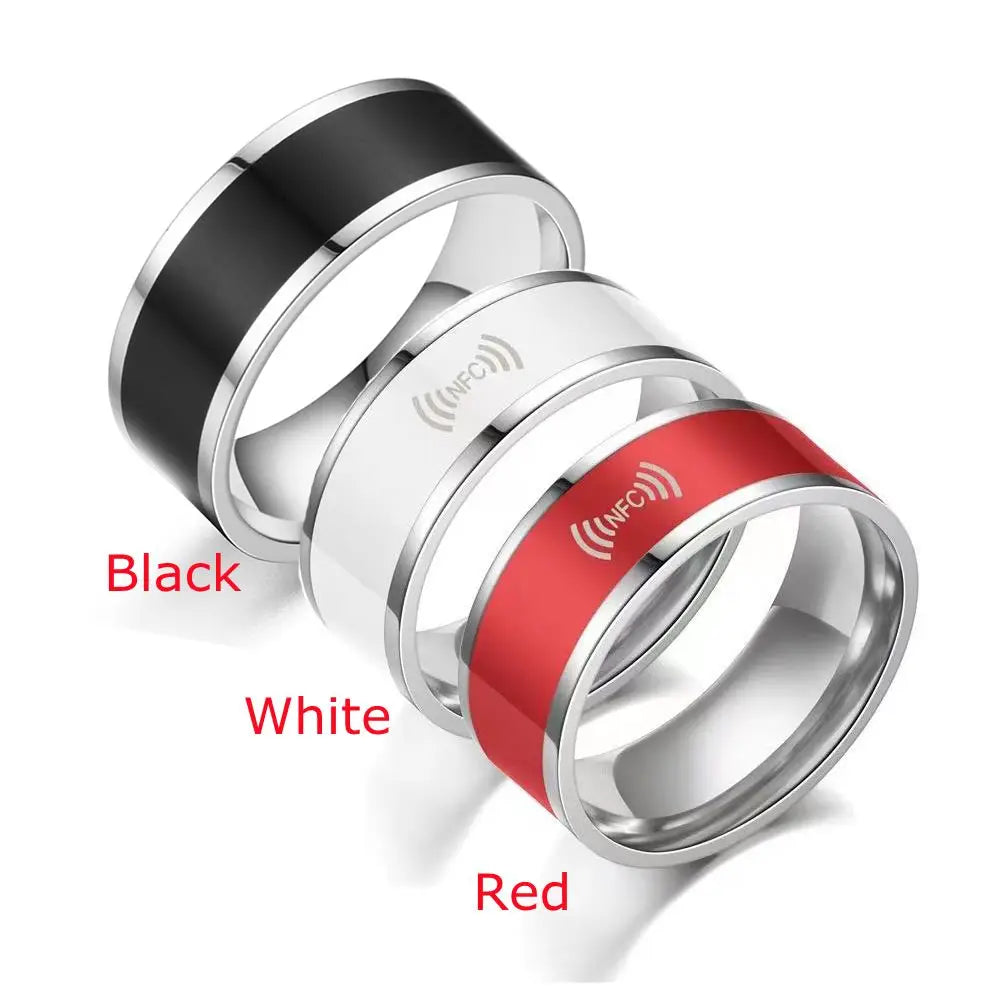 NFC Smart Finger Ring Women Man Waterproof Intelligent Wear Connect