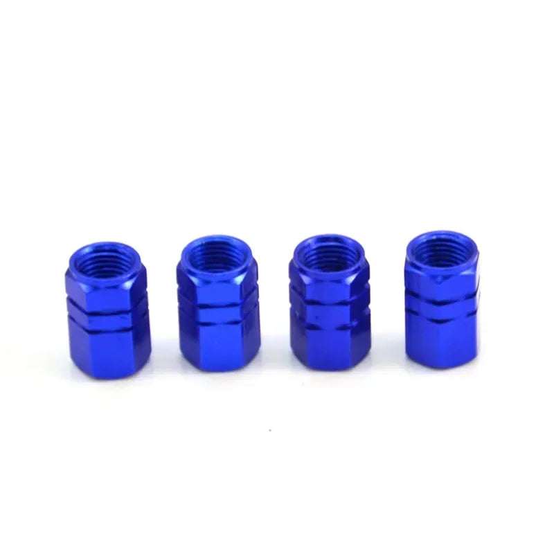 4Pcs Aluminum Alloy Car Wheel Tire Valve Caps Tyre Rim Stem Covers