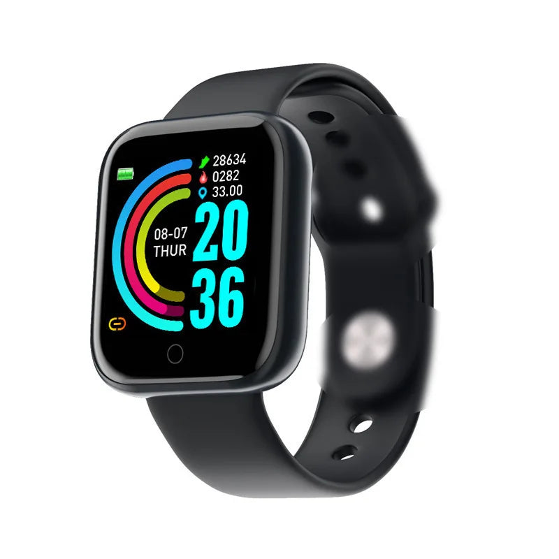 Y68 Smart Watch For Ios Android Women's Men's Children's Smartband