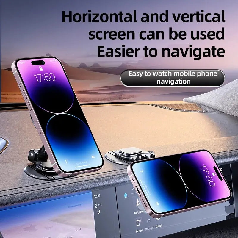 Magnetic Car Phone Holder Stand Magnet Car Mount GPS Mobile Support In