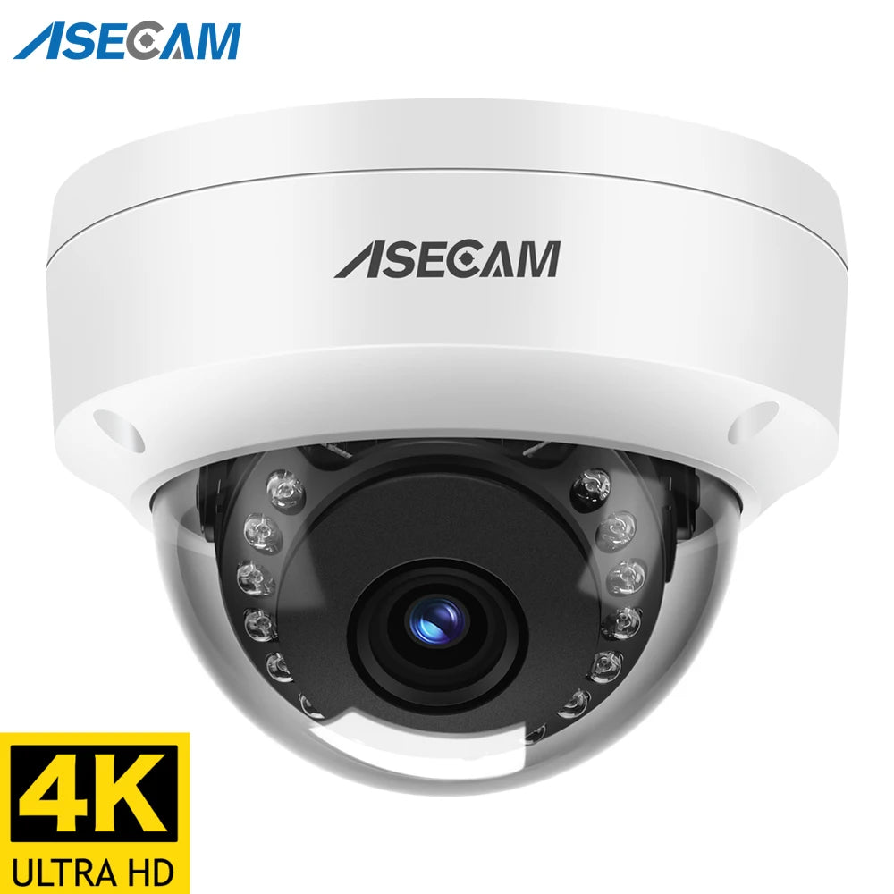8MP 4K POE IP Camera IK10 Explosion-proof Outdoor H.265 Onvif Metal