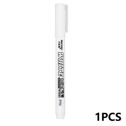 New 1/2/3PCS Waterproof Metal Marker Permanent White Paint Pen Washing