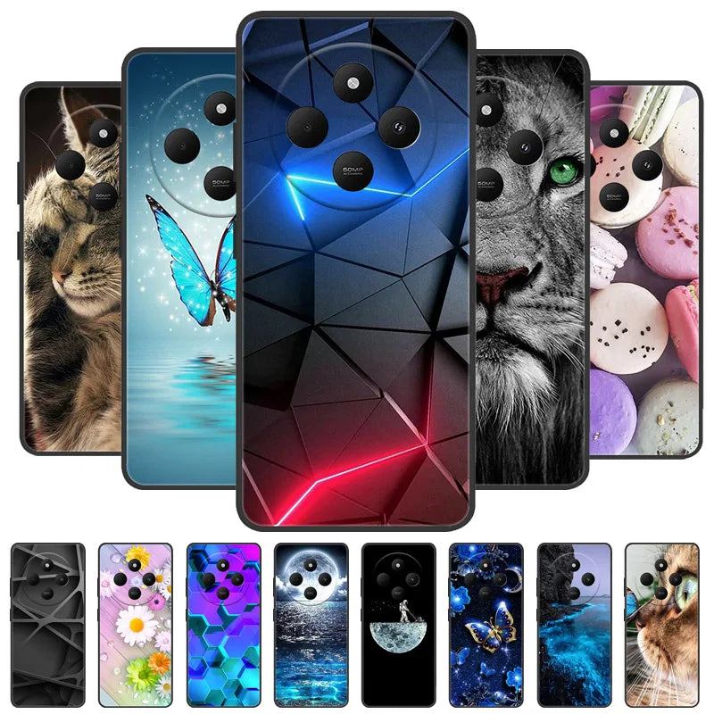 For Xiaomi Redmi 14C Case Redmi14C 4G Cover Funda Luxury TPU