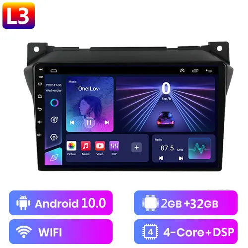 Android 12 2G+32G For Suzuki Alto 2009 2010 2011 2012 2013 2014 2015