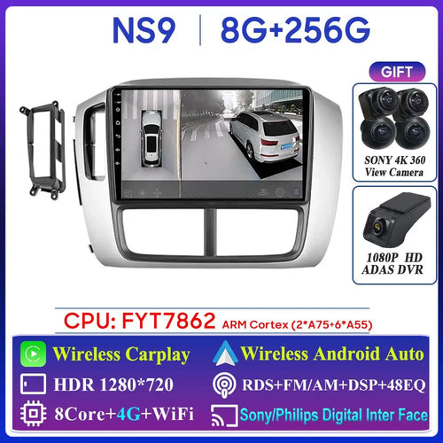 Car Radio Carplay For Honda Pilot 1 2005 - 2008  GPS Navigation