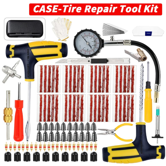 Car Tire Repair Kit Puncture Plug Tools Tyre Puncture Emergency for