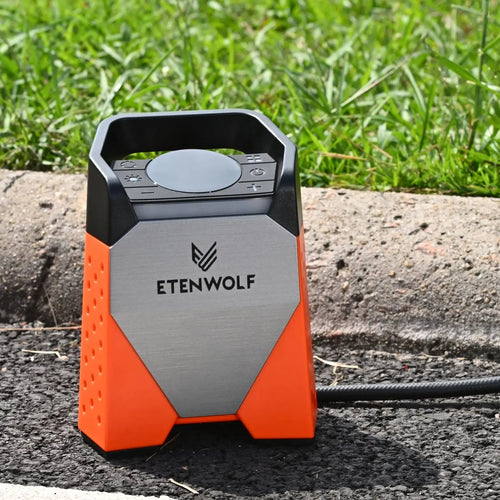 Tire inflator pump, air compressor, ultra-fast inflation, 7800mAh