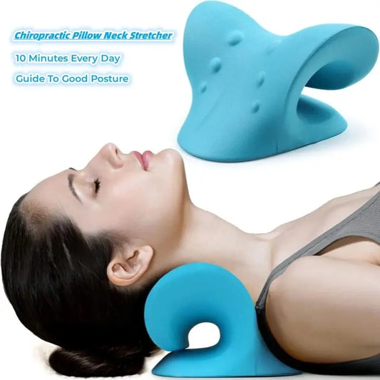 Neck and Shoulder Relaxer Cervical Traction Device for Relief and