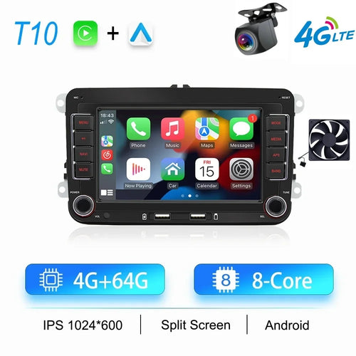 2Din Car Radio Android for Volkswagen Golf 5 6 Polo Passat B6 B7 CC
