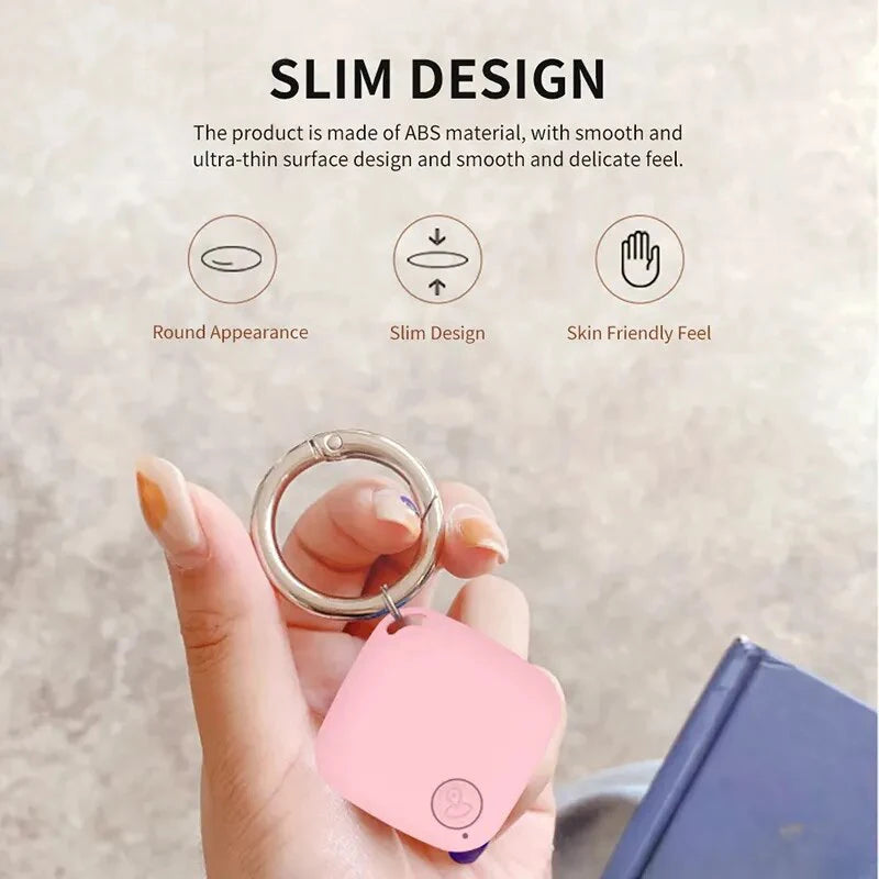 Mini GPS Tracker Bluetooth 5.0 Anti-Lost Device Square Cat Dog Pet