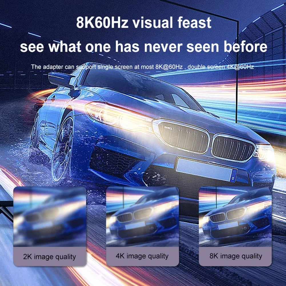 USB 4.0 PD 240W 8K 60Hz Charger Connector for Macbook 40Gbps High