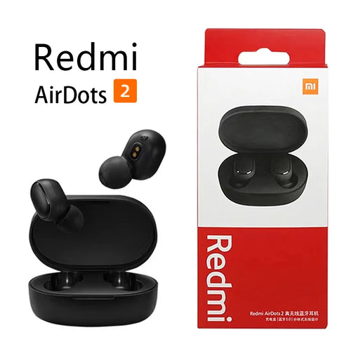 New Xiaomi Redmi Airdots 2 Wireless Bluetooth Headset with Mic Earbuds