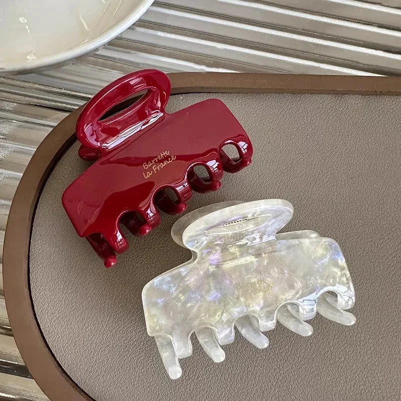 SIMPLEJEWEL High-end Feeling Vinegar Hair Clip Light Luxury Shark Clip