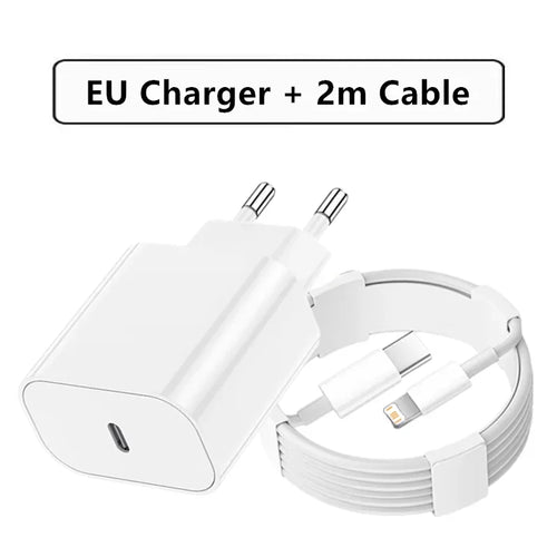 35W PD Fast EU Desktop Charger Wall Charger for IPhone 11 12 13 Mini
