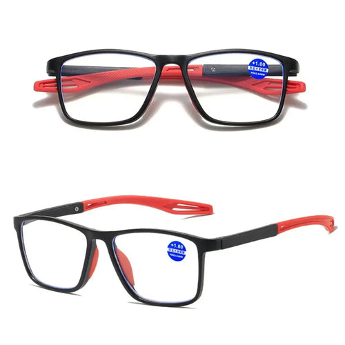 Unisex Ultralight Silicone TR90 Sports Blue Light Blocking High