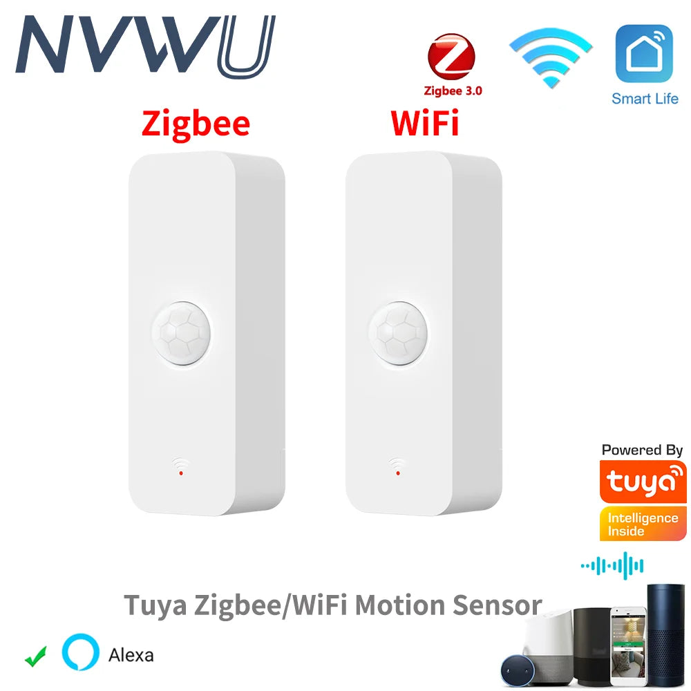 Tuya WiFi Zigbee PIR Motion Sensor Smart Home Human Body Infrared