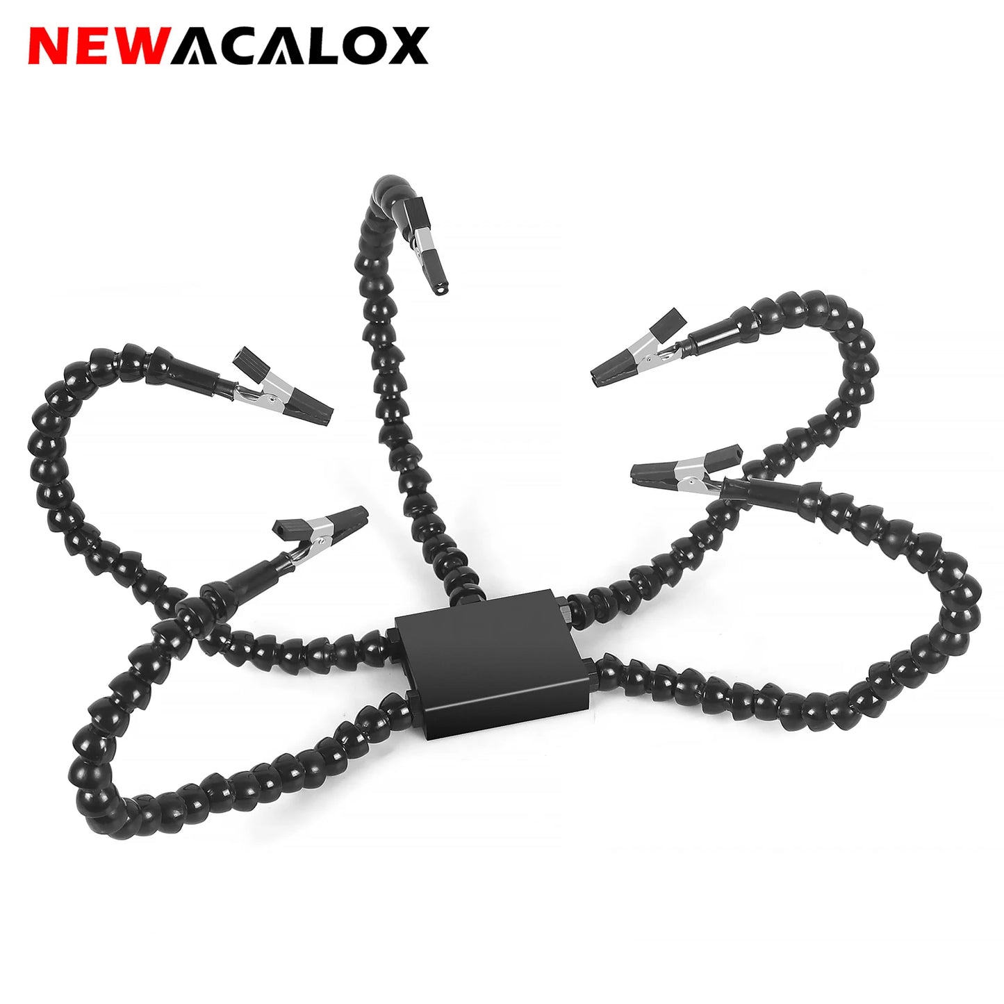 NEWACALOX  Flexible Arms Soldering Helping Hands Repair Soldering