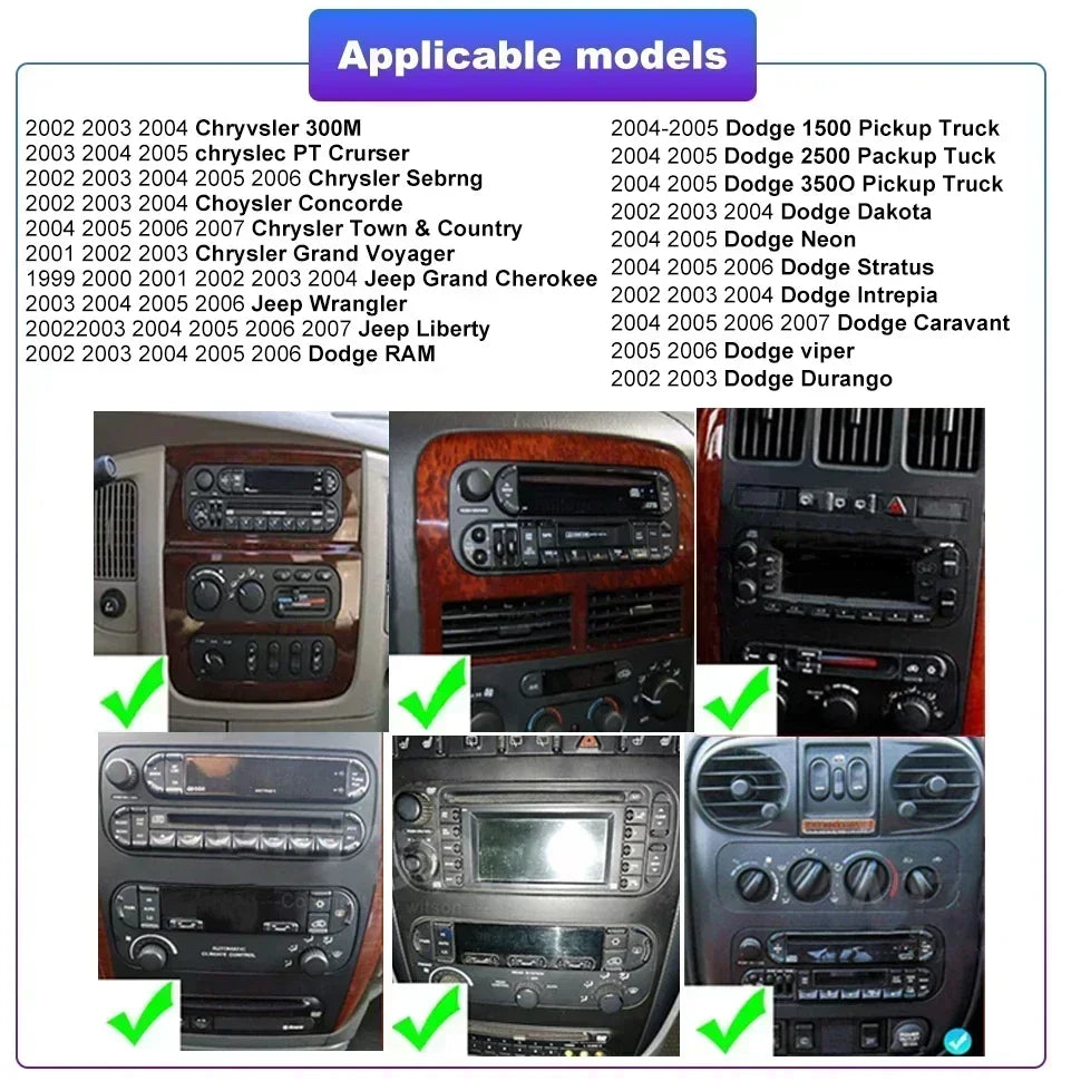 SEPTON Car Radio Stereo for JEEP Grand Cherokee Liberty Wrangler
