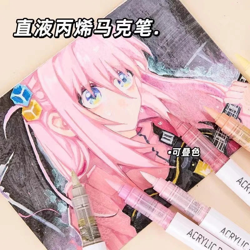 back to school accessories Aesthetic stationery graffiti Color markers