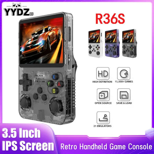 Open Source R36S Retro Handheld Video Game Console Linux System 3.5