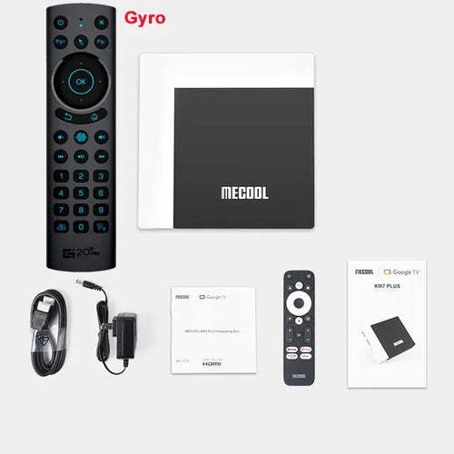 MECOOL Google TV Box KM7 PLUS 2GB DDR4 16GB Android 11 Google