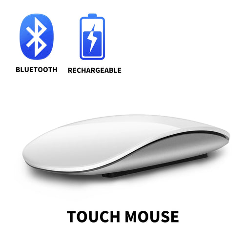 Bluetooth 4.0 Wireless Mouse Rechargeable Silent Multi Arc Touch Mice