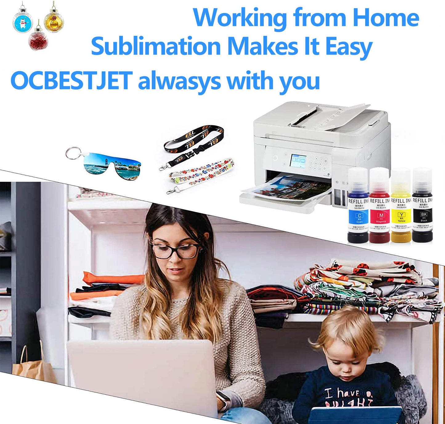 85ML Eco-Tank Sublimation Ink For Epson 011 012 013 014 114 115 552