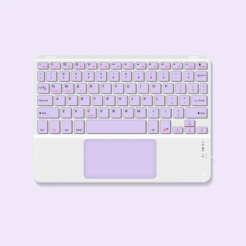 For IPad Wireless Silent Keyboard with Touchpad for Xiaomi Samsung