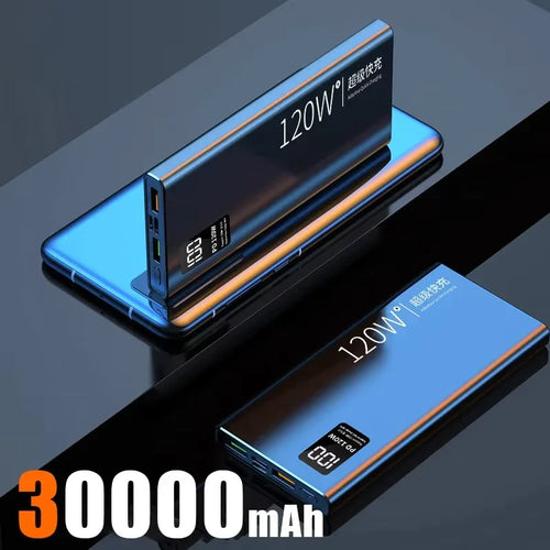 Portable Original Mobile 50000mAh Power Bank 120W Two-Way Fast