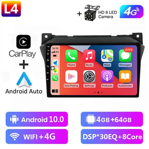 Android 12 2G+32G For Suzuki Alto 2009 2010 2011 2012 2013 2014 2015