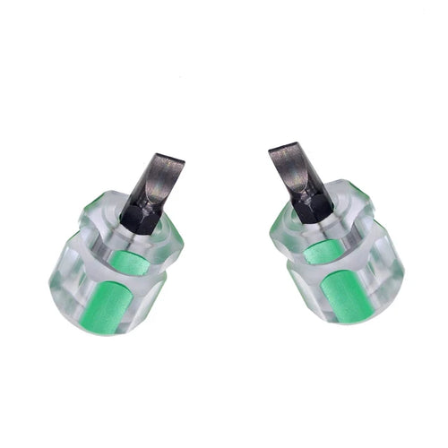 2-piece Mini Screwdriver, Short Handle Cross Head Slotted Star Micro ,