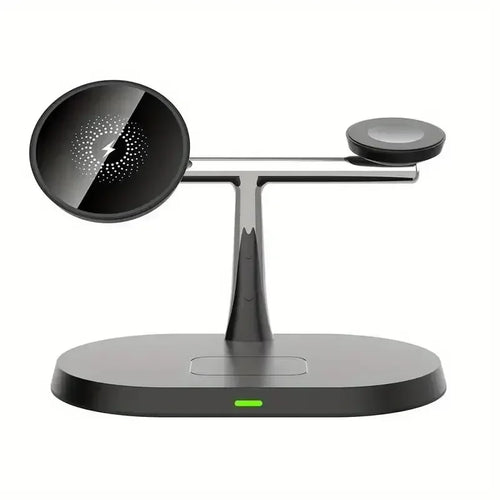 3 In 1 Magnetic Wireless Charger Stand for iPhone 15 14 13 12 Pro Max