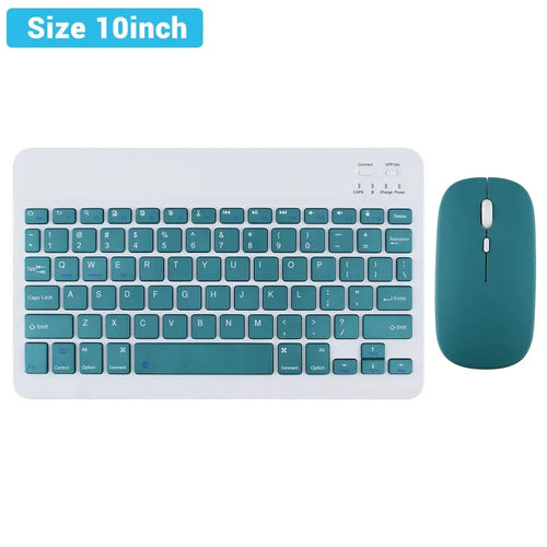 9.7in Mini Wireless Bluetooth Mouse BT English Keyboard For iPad 10th