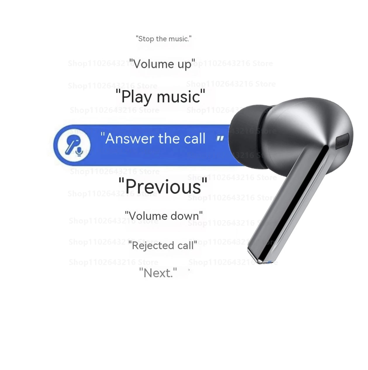 2025 New Buds 3 Pro True Wireless Bluetooth Earphone Headphone HiFi