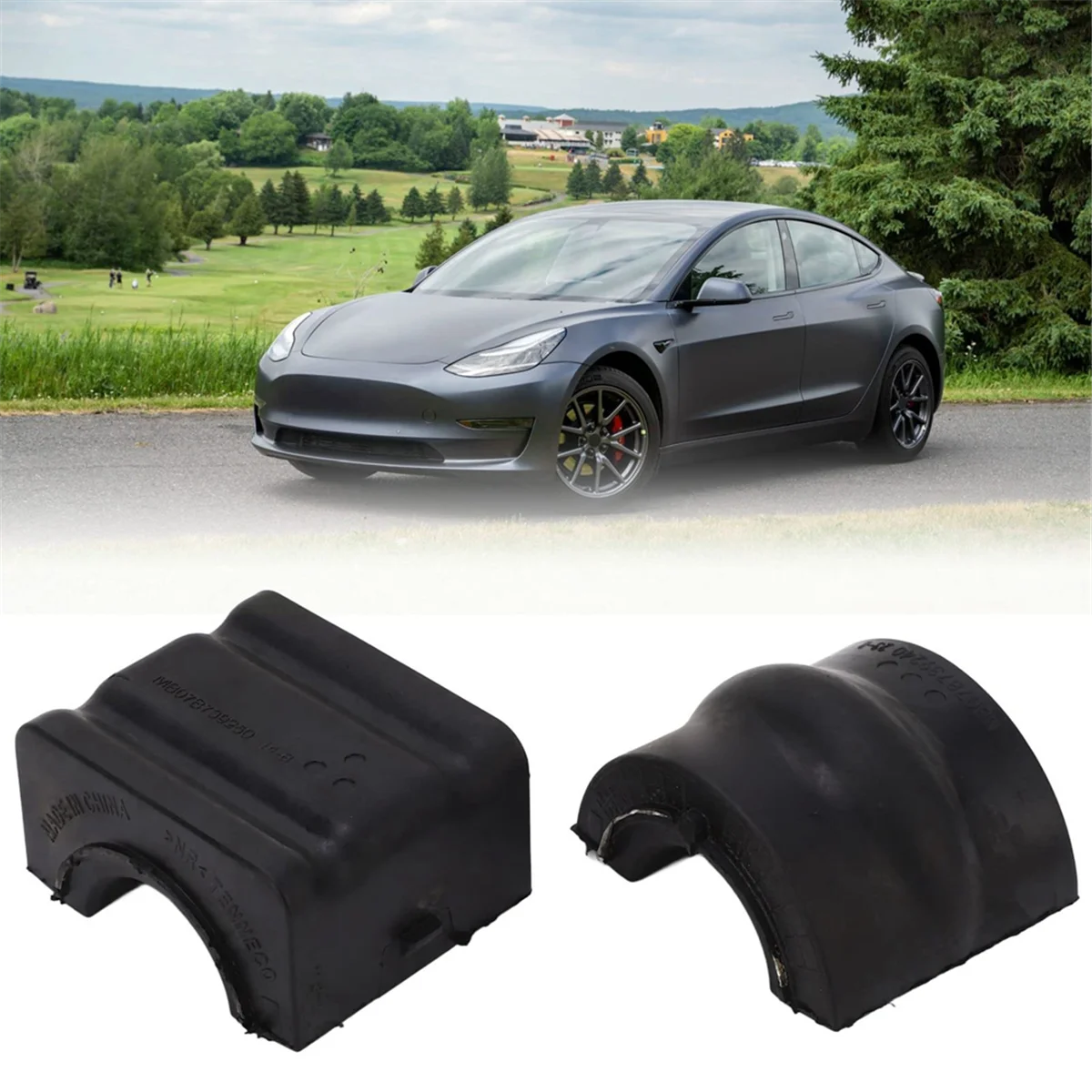 2Pcs Automobile Front Control Arm Bushing Stabilizer Bar Bushing for