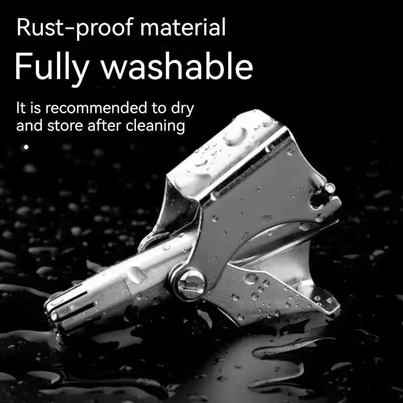 Barbeador elétrico portátil masculino, indolor nariz cabelo aparar,