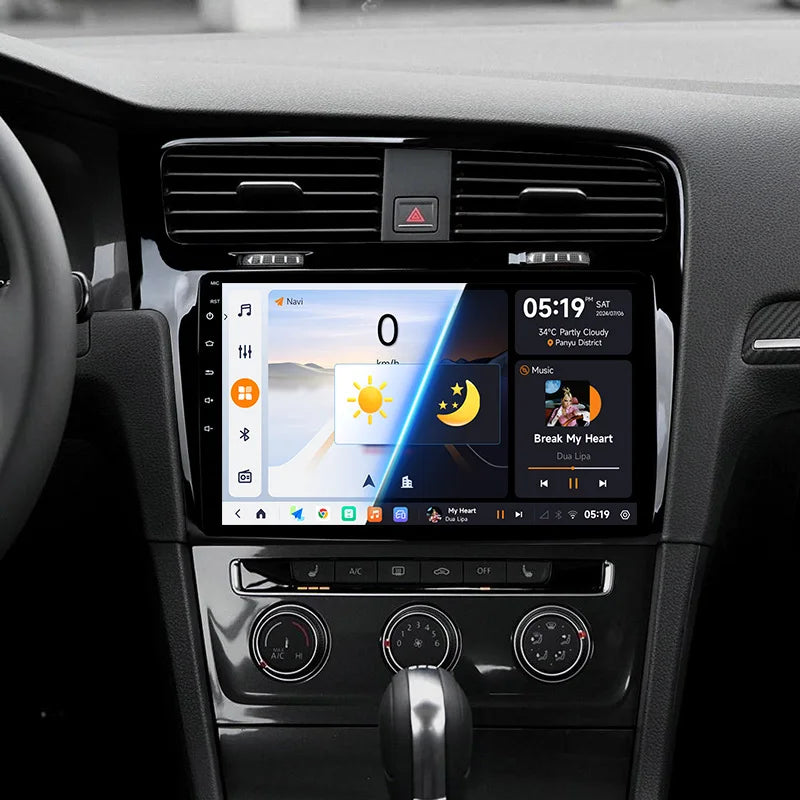 JIUYIN 10.1 Inch  Android 13 Auto Radio for VW Golf 7 2013-2017