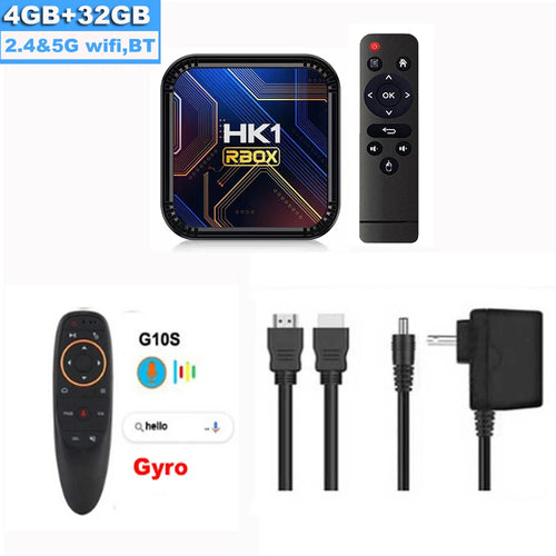 HK1 RBOX K8S Android 13 TV BOX RK3528 64GB 32GB 16GB 2.4G 5G WIFI BT