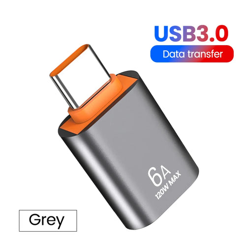 NNBILI 6A Type C To USB 3.0 OTG Adapter USB C Female To USB Male