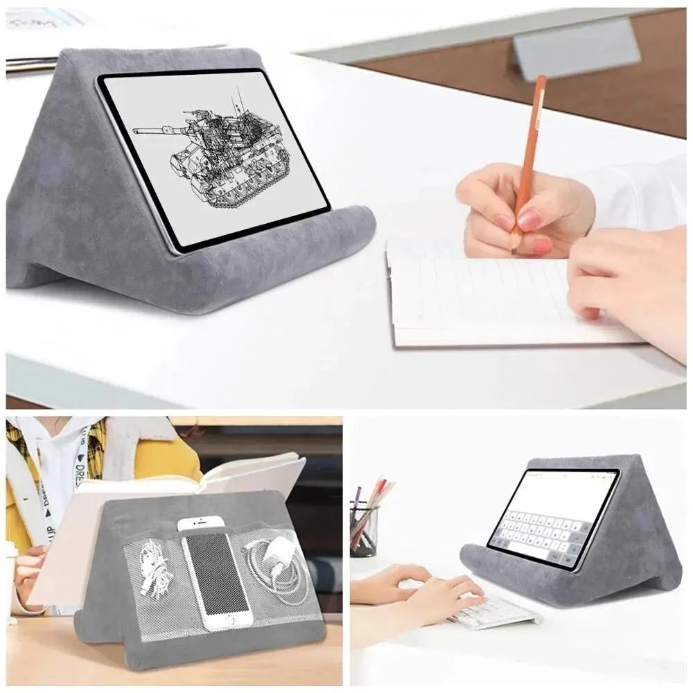 Xnyocn Tablet Stand Multifunction Sponge Pillow Stands for IPad