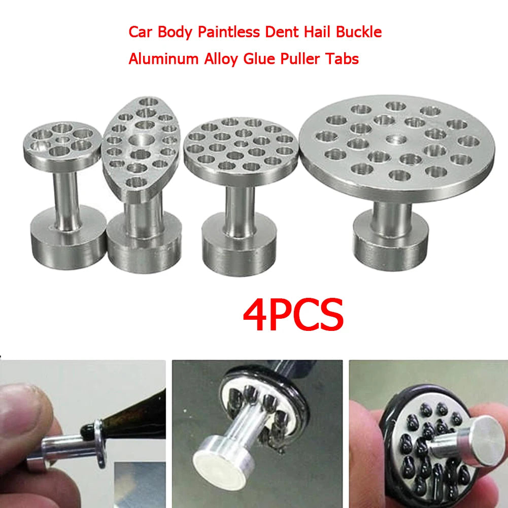 Car Body Paintless Dent Hail Buckle Aluminum Alloy Glue Puller Tabs