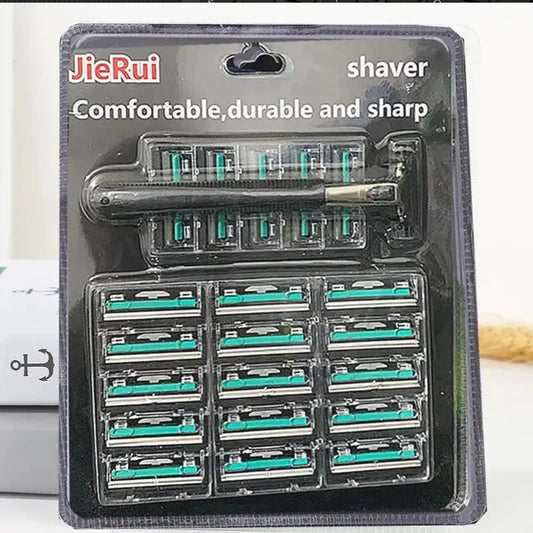 Double Razor Blades Replaceable Heads Old Manual Fine Razor Men's